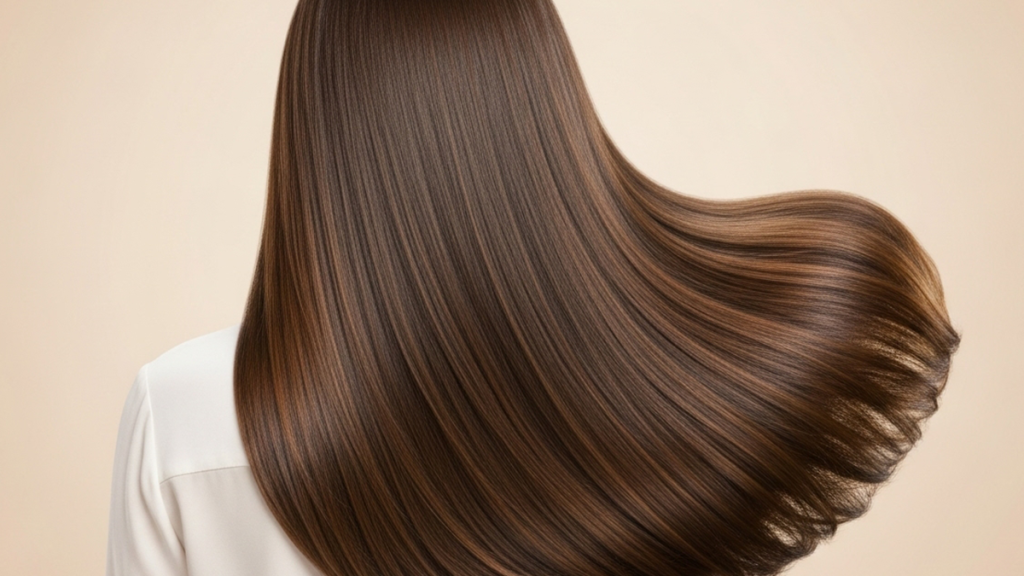 O que significa cabelos com efeito desmaia fios?